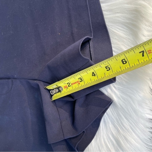 LOFT high waist triple button shorts - size 12 - navy blue - Picture 4 of 9